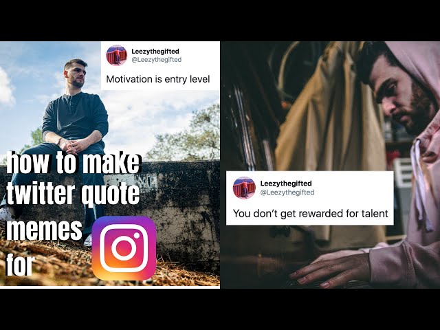 How To Create Twitter Meme Posts on Instagram (Instagram Hack)
